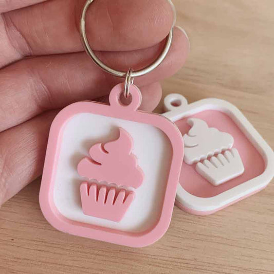 Novelty QR Code Keyring