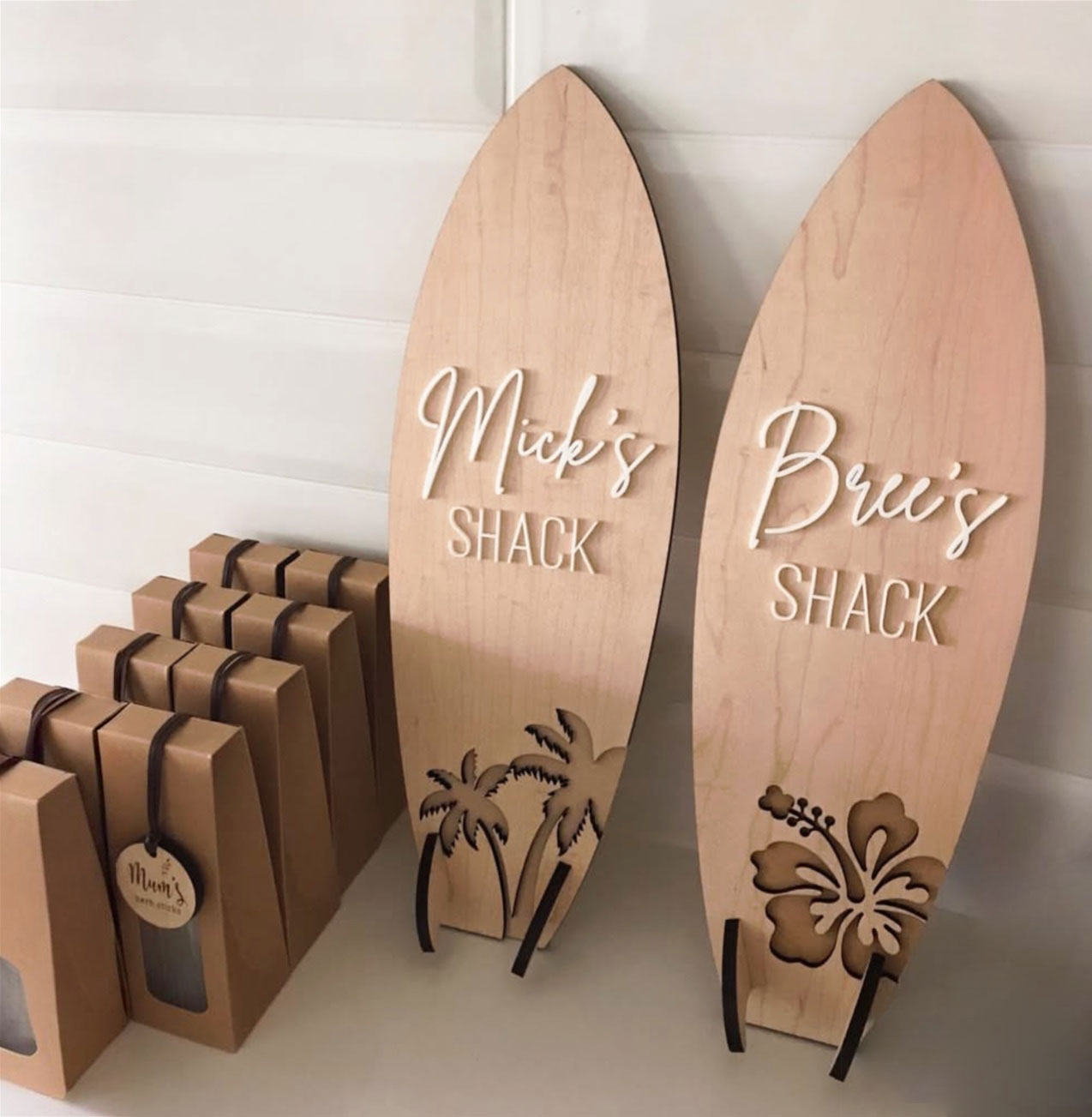 Personalised Surfboards - Timber or Acrylic