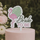 Pink Flamingo Bride To Be Cake Topper