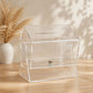 Acrylic Raffle Drum Rotating Barrel Prize Draw Competition Box Fundraiser Event Small Business Promotional Giveaway Ticket Holder Clear