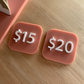 Medium Acrylic Price Tags