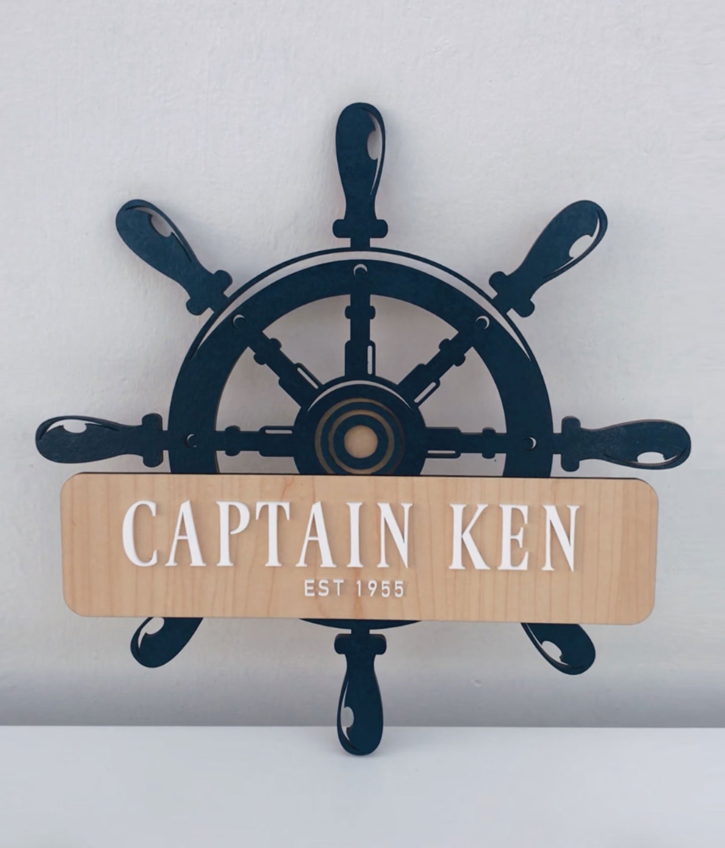 Nautical Helm Door Sign