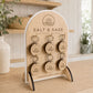 Custom Keyring Display Stand & Wooden Keyring Set
