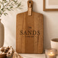 Custom Cutting Board – Personalised Family Name Serving Board | 50cm