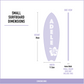 Personalised Timber Surfboard for Kids Bedroom