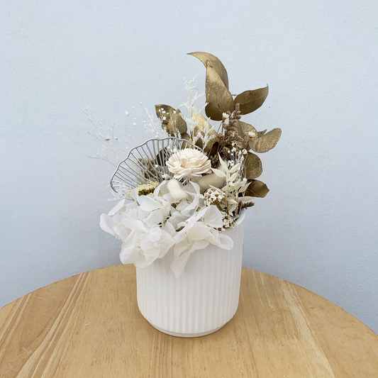 Dried Flower Arrangement - Offcuts in Vase