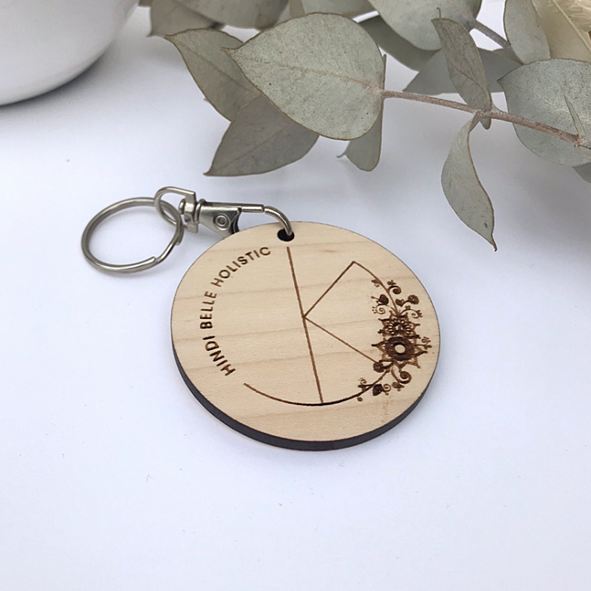 Squread Key Rings Design Timber Branded Keyrings – Inked And Etched