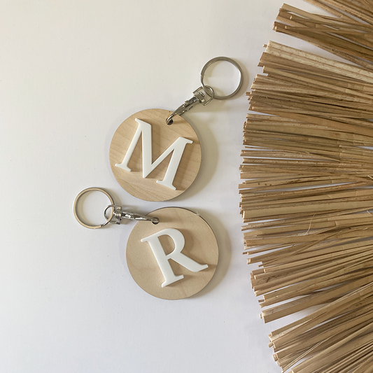 Keyring with Initial