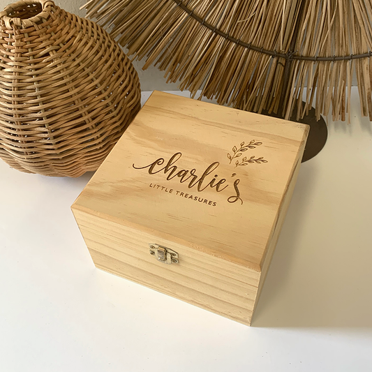 Small Personalised Timber Box