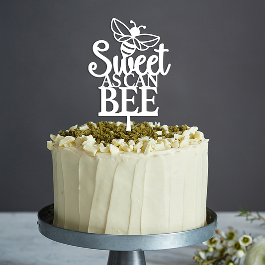 Sweet As Can Bee Cake Topper - Any Text