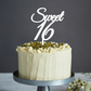 Sweet Numeral Cake Topper - Any Text